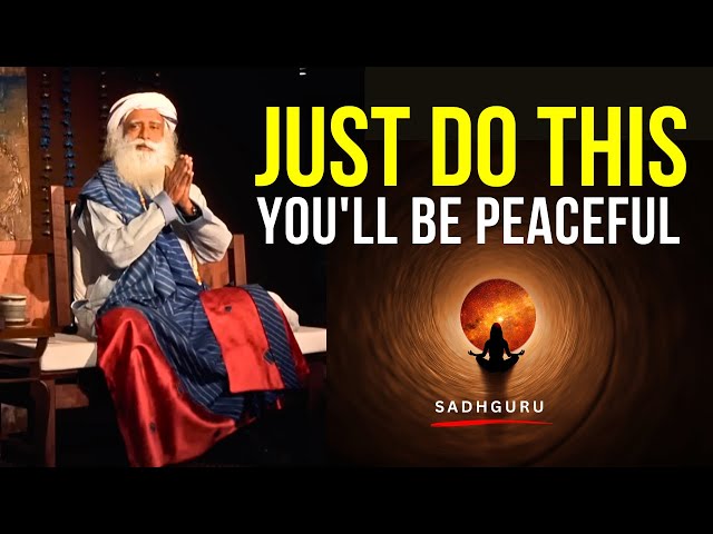 Just Do This And HALF YOUR ANXIETY Will Settle Down | SIMPLEST Method To Overcome Anxiety | Sadhguru