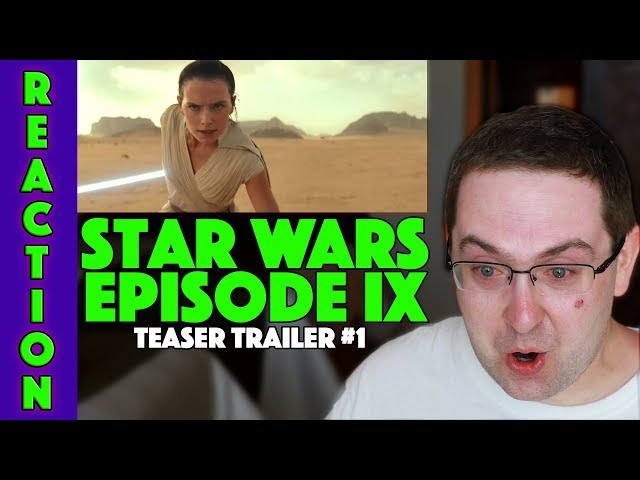 REACTION! Star Wars Episode IX: The Rise of Skywalker - Teaser Trailer #1 - Daisy Ridley Movie 2019