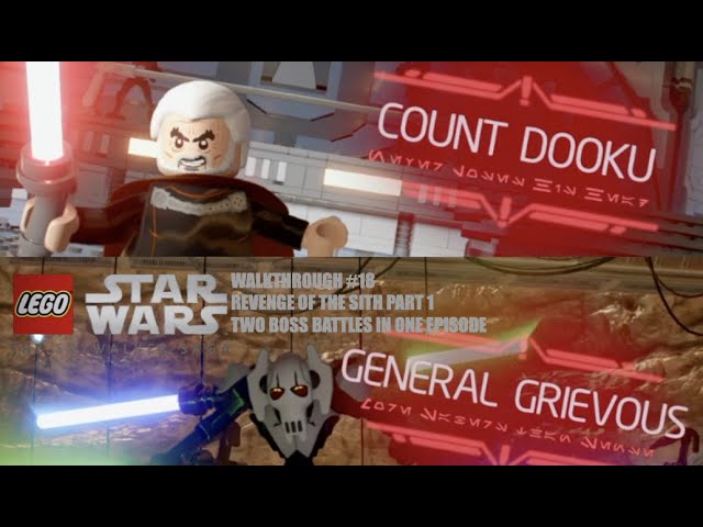 LEGO Star Wars The Skywalker Saga Walkthrough #18 Revenge Of The Sith Part 1 Two Boss Battles