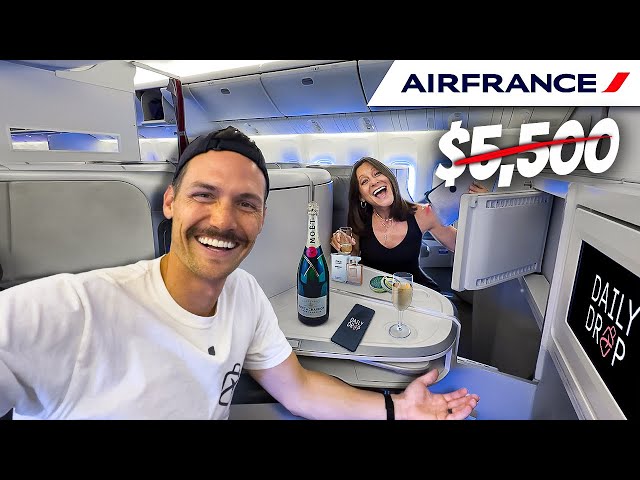 We Paid $270 for Air France Business Class | TAHITI to LAX