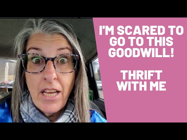 I'm Scared to Go to This Goodwill!  Thrift With Me