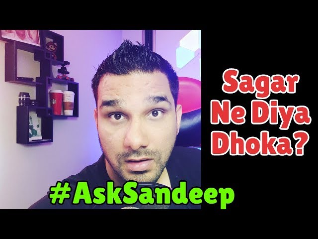 Sagar ne Mujhe Dhoka diya? Gareeb Bhai Ka Question. Udemy Giveaway Results. #AskSandeep -Live