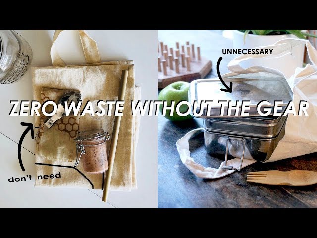 ZERO WASTE ON A BUDGET // going low impact without spending money