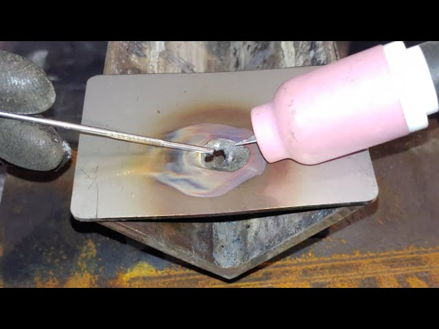 Amazing oxidation process ! Be sure to learn this !! Thin sheet TIG welding !!!