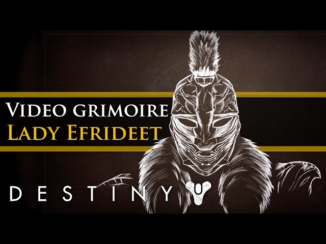 Destiny Lore - Lady Efrideet of the Iron Banner: Video Grimoire Cards!