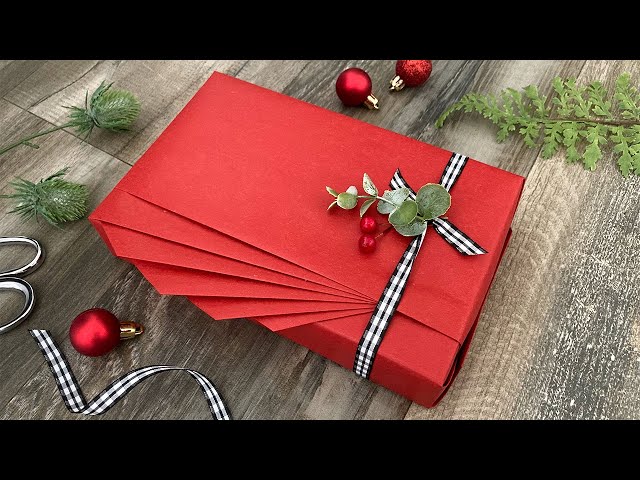 Fan Pleats Gift Wrapping | Gift Wrapping Ideas
