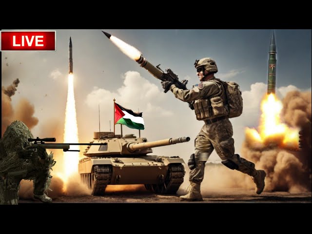 LATEST! Hamas Troops Burn an Entire Column of Israeli Weapon Trucks in Gaza with Missiles, ARMA 3