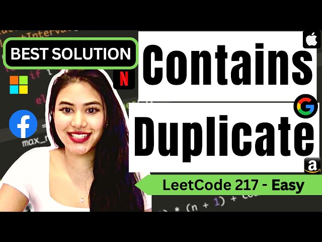 Contains Duplicate - LeetCode 217 - Python