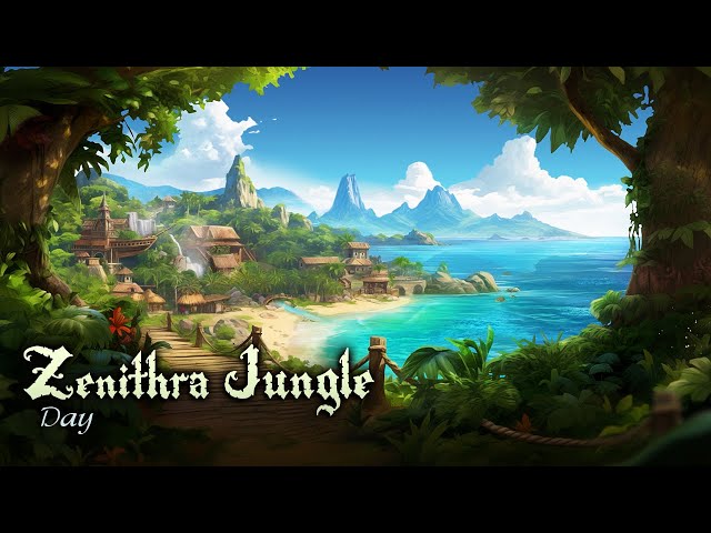 Tropical Forest Sounds of Zenithra | Ambience & Sounds | Day