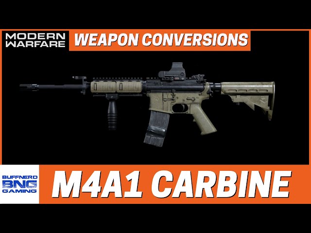 M4A1 Carbine Weapon Conversion - Call Of Duty Modern Warfare