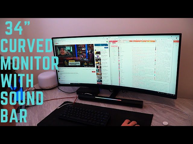 Huawei mateview GT 34 inch 1500R Curved Monitor (Built in SOUND BAR) 165Hz, 3440 x 1440, Review