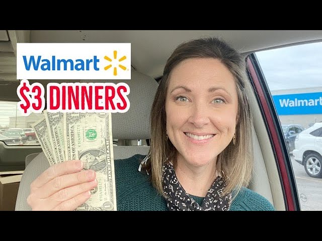 EXTREME BUDGET FAMILY MEALS // $3 DINNERS FROM WALMART