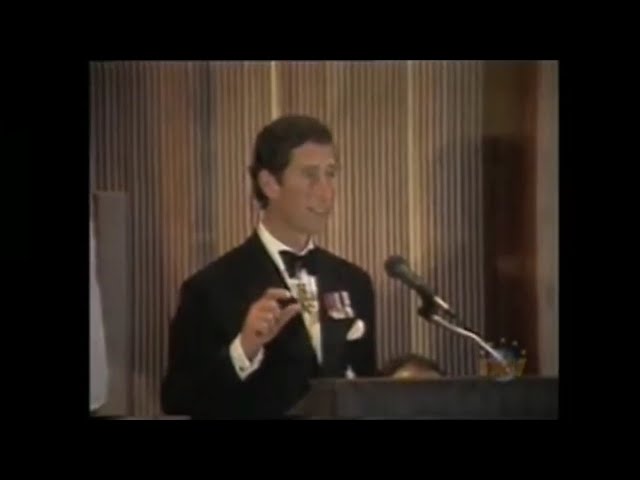 (FULL) Prince Charles embarrasses Princess Diana during a speech in Newfoundland, Canada (1983)