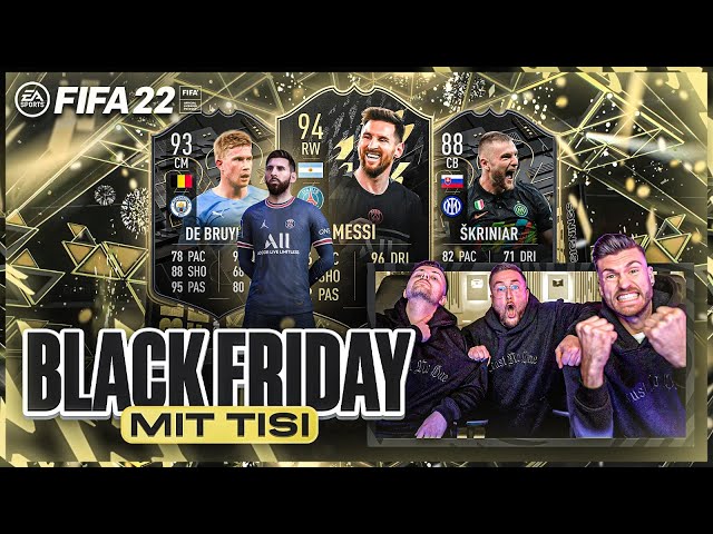 XXL BLACK FRIDAY Dual PACK OPENING mit Tisi Schubech 😱🔥 FIFA 22 LIVE 🔴