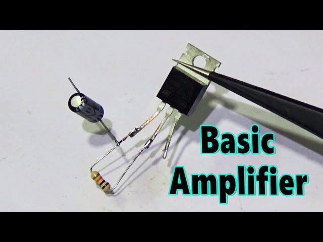 Make Audio Amplifier Using Only One Mosfet - Basic For The Beginners