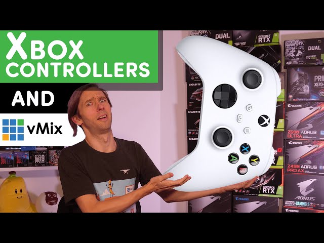 Using your Xbox controller to control your live video productions with vMix.