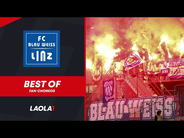 Best of Blau-Weiß Linz I Fan-Choreos in #LigaZwa