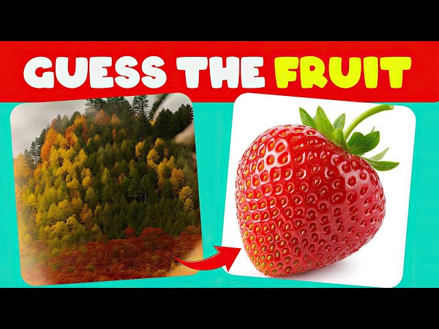 Guess by ILLUSION - Fruits and Vegetables Edition 🍎🥑🍌 Easy, Medium, Hard Levels| OCEAN QUIZ