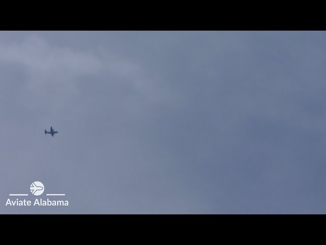 U.S. Military Lockheed C-130 Hercules Flying Overhead