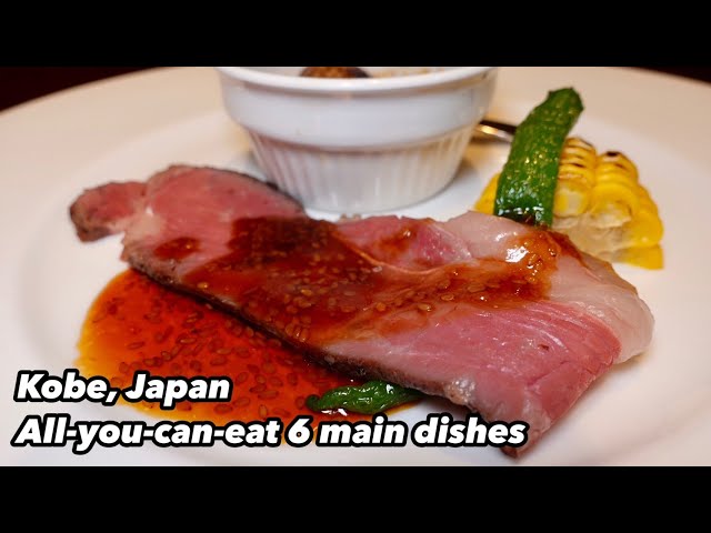 【Japan buffet】All-you-can-eat 6 kinds of main dishes & half buffet at Kobe Sannomiya Tokyu REI Hotel