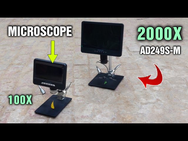 2000x Microscope AD249S-M Test & Comparison with AD207