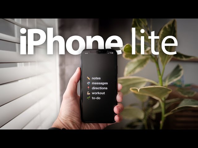 I Turned My iPhone into a ‘Lite Phone’