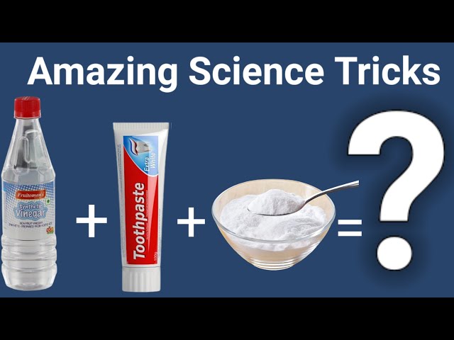 Science experiment || vinegar+thoopest +bakingsoda||  Science Tricks || experiment