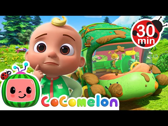 Dirty Bus Challenge! | Learn Cleaning for Kids | CoComelon Kids Songs & Nursery Rhymes