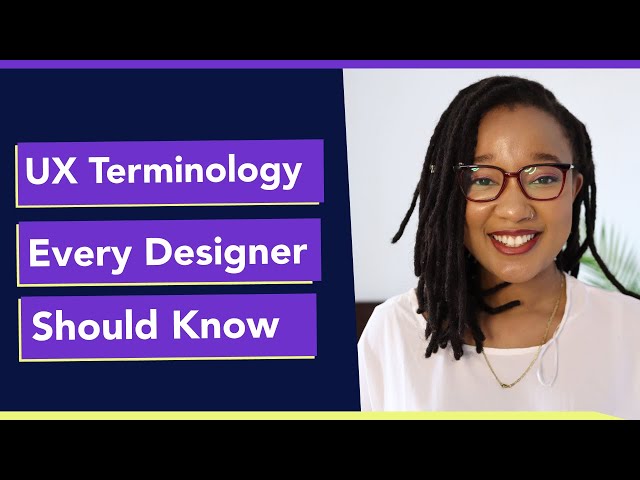 UX DESIGN TERMS EVERY DESIGNER SHOULD KNOW