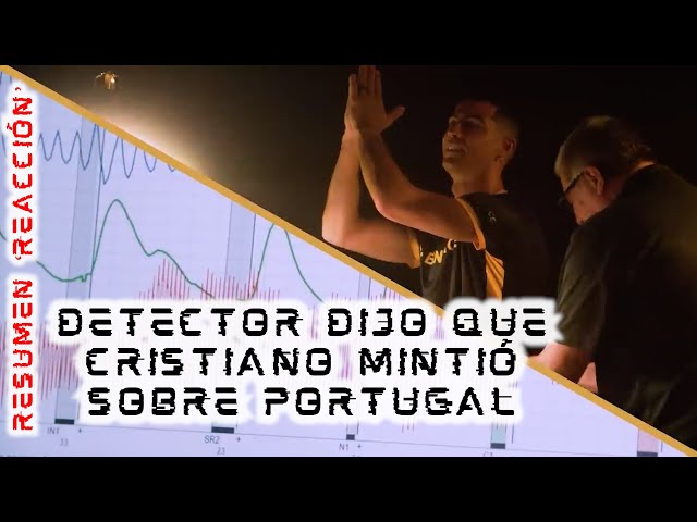 😱¡CRISTIANO MINTIÓ SOBRE PORTUGAL!😱 Detector de MENTIRAS expuso a #CR7 con PREGUNTAS y RESPUESTAS 🤯