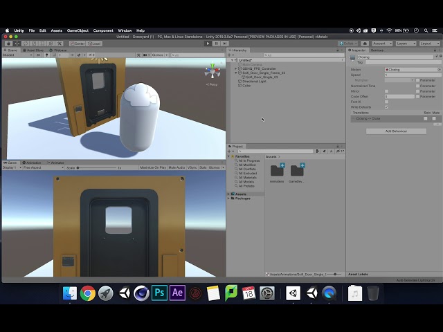 Unity 3D: Animate & Trigger A Door