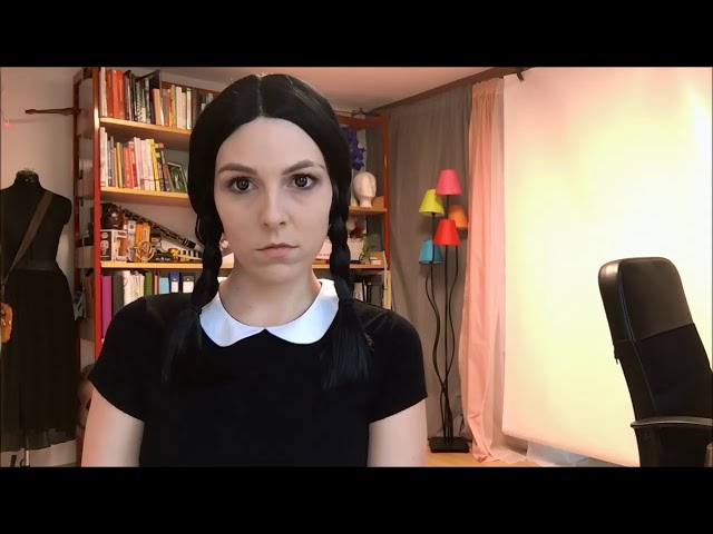 Speed MakeUp: Wednesday and Morticia Addams