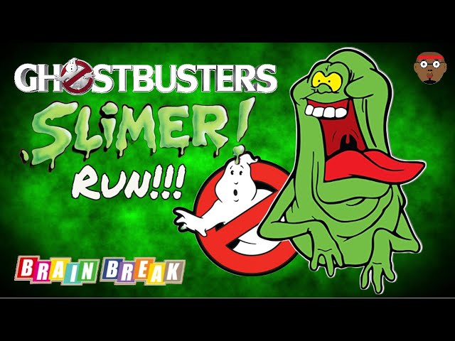 Slimer Run - A Halloween Brain Break | Halloween Sing-Along | Kids Halloween Songs & Nursery Rhymes