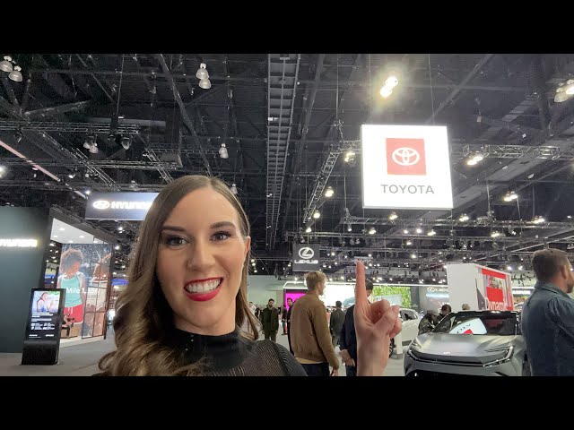 Tour the Toyota Display with me at the 2022 Los Angeles Auto Show!