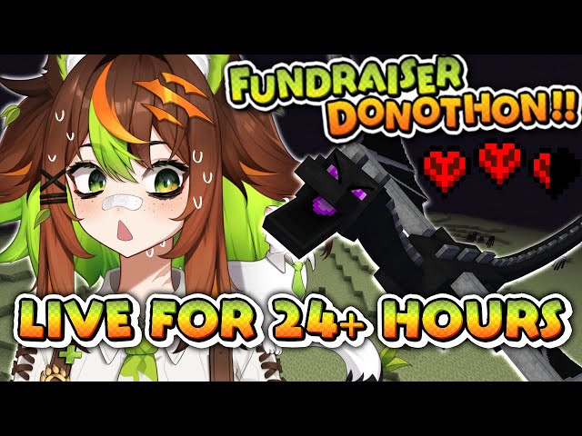 PLAYING MINECRAFT FOR 24 HOURS! - FUNDRAISER DONOTHON