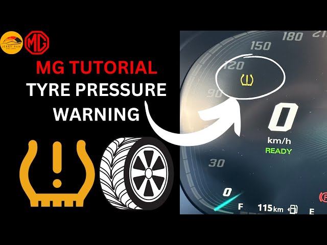 MG Tutorial - 🛞Tyre Pressure Monitoring System - How to Check, Pump, Reset - EVERYTHING EXPLAINED