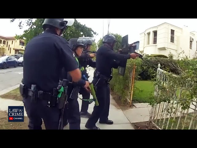 Bodycam Shows Police Shootout Between LAPD, Allegedly Armed Man