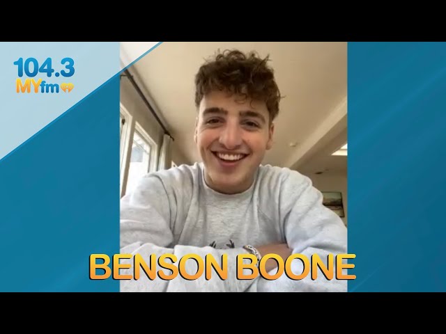 Benson Boone Talks "Ghost Town", Why He Left American Idol, Navigating Around LA, And More!