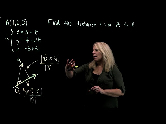 Points, Lines and Planes Examples: Distance from a Point to a Line