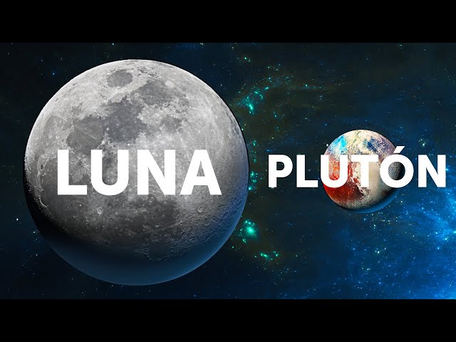 ¿Plutón es más pequeño que nuestra Luna?