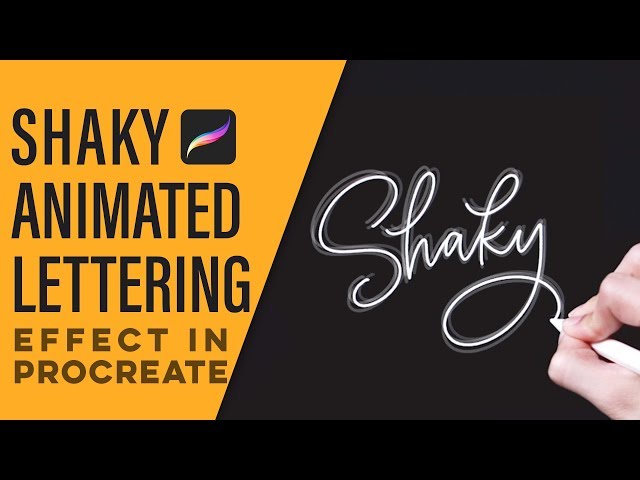 Create a Shaky Animated Lettering Effect in Procreate