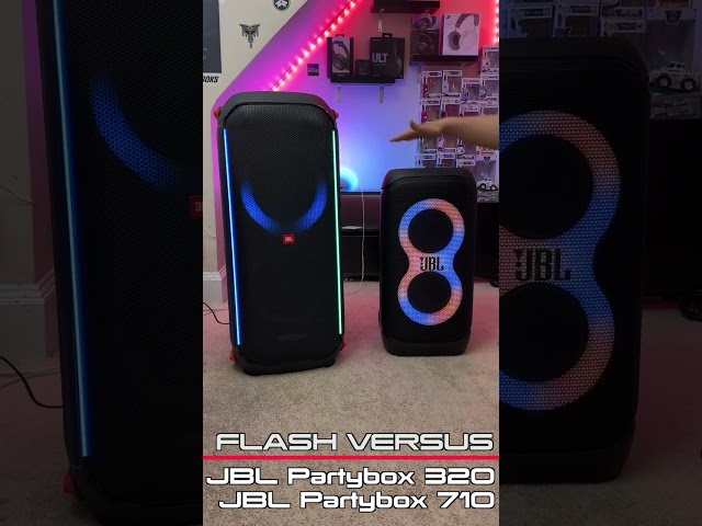 FLASH VERSUS - Partybox 320 VS Partybox 710