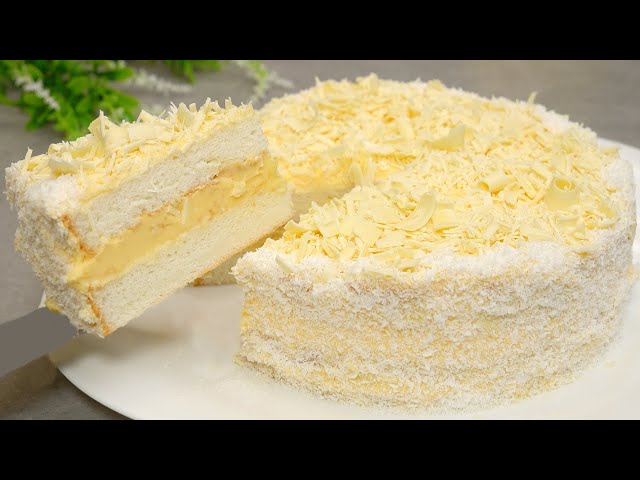 Cake in 5 minutes! Everyone is looking for this recipe! Cake that melts in your mouth! angel cake
