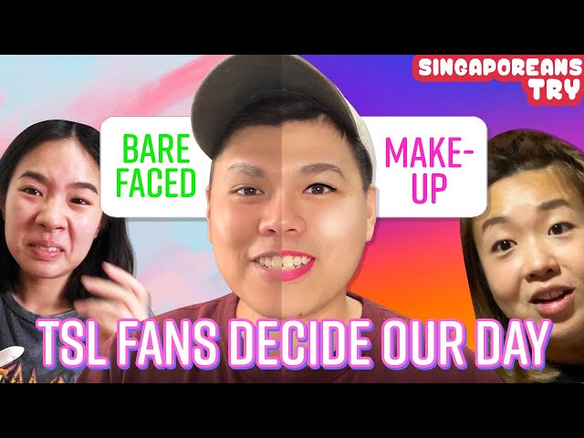 Singaporeans Try: We Let TSL Fans Decide Our Day