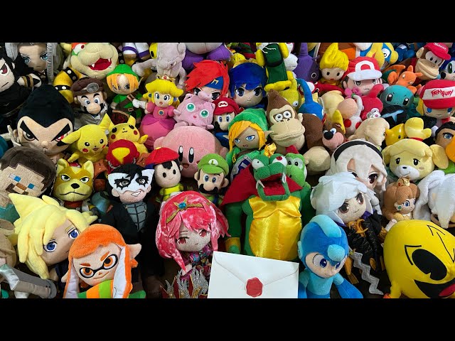 My ENTIRE SUPER SMASH BROS PLUSH AND GAME COLLECTION (EVERYONE IS HERE!)