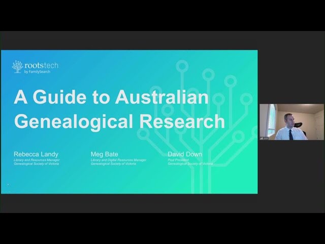 A Guide to Australian Genealogical Research