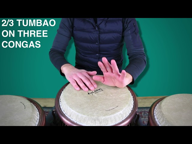 Video Congas 11: Essential Congas Pattern on 3 Drums