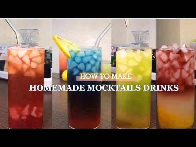 Non Alcoholic Drinks | 17 Quick & Easy Homemade | Mocktails