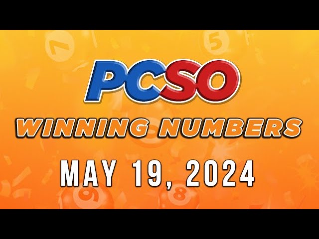 P49M Jackpot Ultra Lotto 6/58, 2D, 3D, and Superlotto 6/49 | May 19, 2024