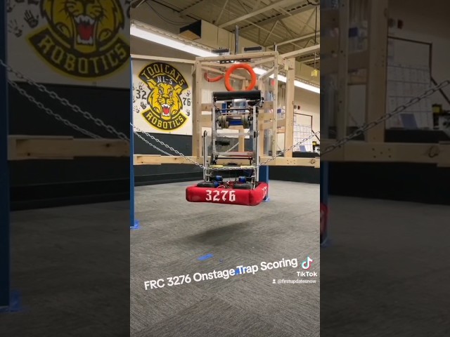 Onstage Trap Scoring by 3276 TOOLCATS! #frc #robot